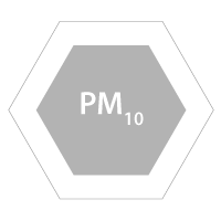 ikona znečisťujúcej látky PMx