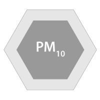 ikona znečisťujúcej látky PMx