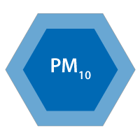 ikona znečisťujúcej látky PMx