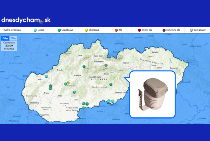Nizkonákladový senzor na meranie kvality ovzdušia