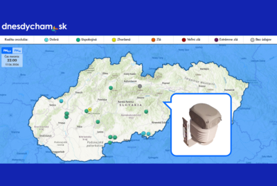 Nizkonákladový senzor na meranie kvality ovzdušia
