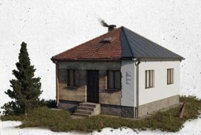 Dom pred a po rekonštrukcii