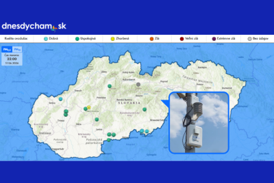 Nizkonákladový senzor na meranie kvality ovzdušia
